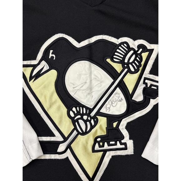 Pittsburg Penguins Jordan Stahl Jersey #11 Mens Medium 48 Black Reebok *READ* - Picture 4 of 10
